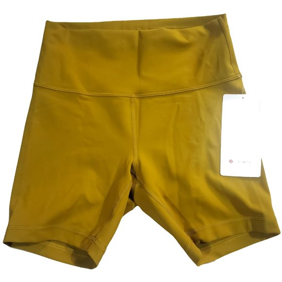 Lululemon Women's Gold Spice Align High-Rise Short 8" - Picture 4 of 5